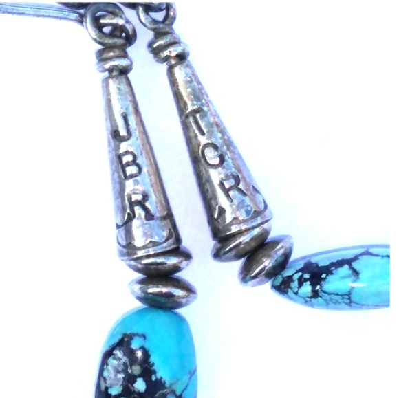 NativeAmerican Joe & Terry Reano Genuine Turquoise - Picture 4 of 8